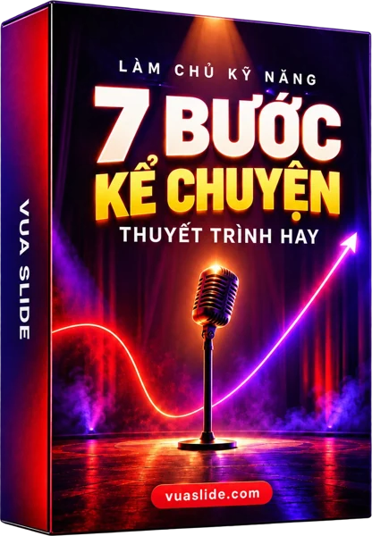 Hộp ebook 7 bước kể chuyện – thuyết trình hay của Vua Slide